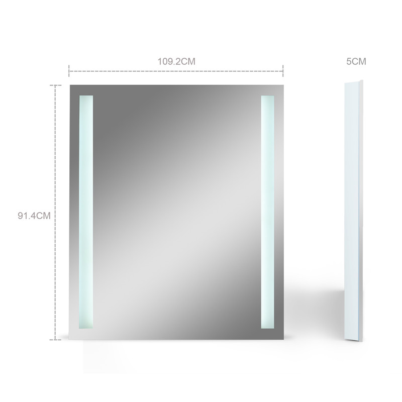 Хотел Light Up Rectanglar Lillminated LED Wall Mirror Laboard