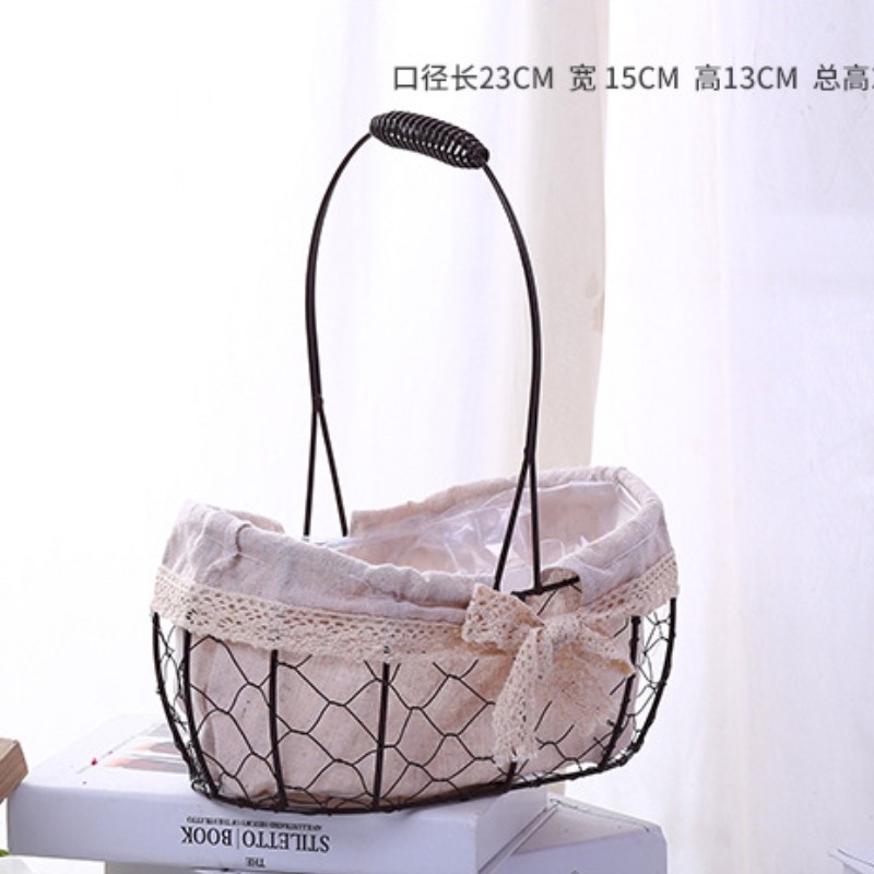 Флорална телена кошница