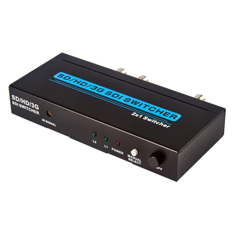 SD / HD / 3G SDI 2x1 SWITCHER Поддръжка 1080P