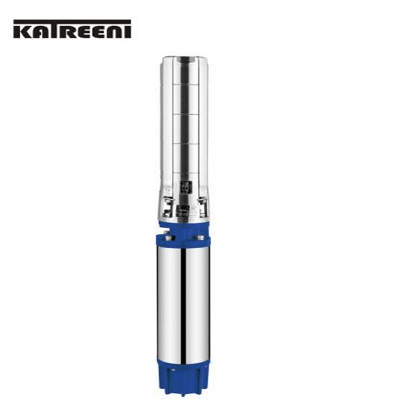 6 инча 8 инча потапяща се сондажна дълбочина от неръждаема стомана, вертикална многоетапна слънчева водна помпа