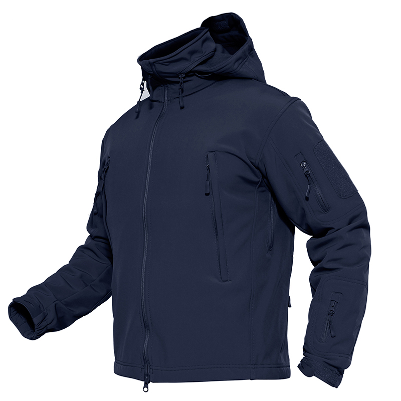 Мъжки тактически Softshell Jakcet мъжки армейски дрехи водоустойчиви по поръчка за зимна разглобяема шапка
