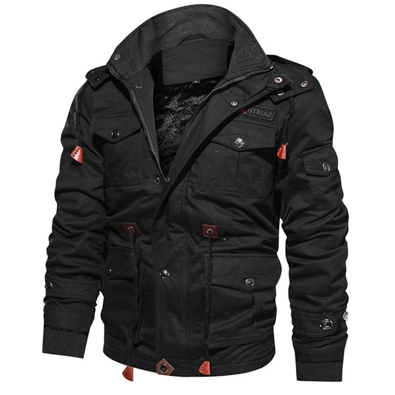 Fleece Jacket Уиндбрейкър Тактическо пилотско бомбоубежище Устойчиво сваляне на шапка небрежно