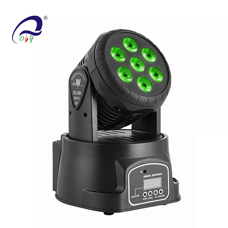 PL-14 7PC*10W/15W LED Mini Moving Wash Head Light