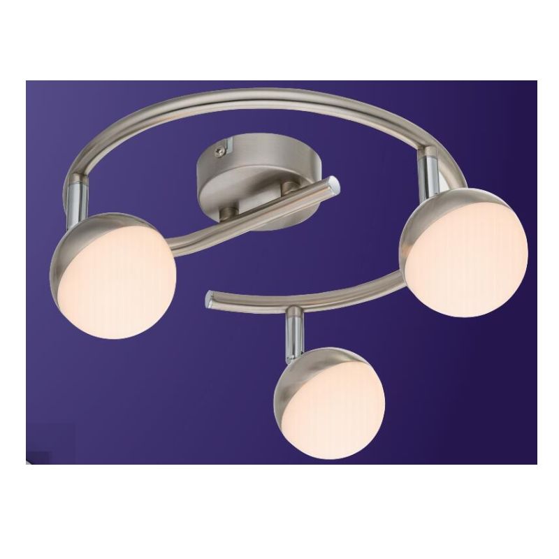 Високоволтова LED прожекторна светлина-3, с половин сферичен пластмасов нюанс