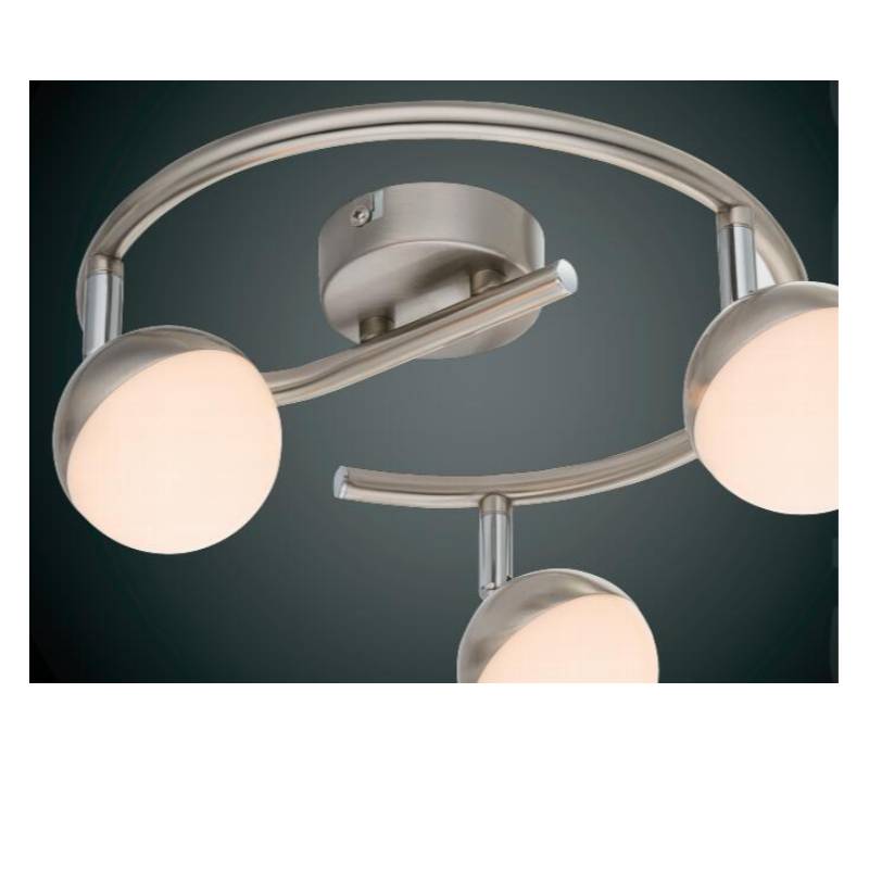 Високоволтова LED прожекторна светлина-3, с половин сферичен пластмасов нюанс