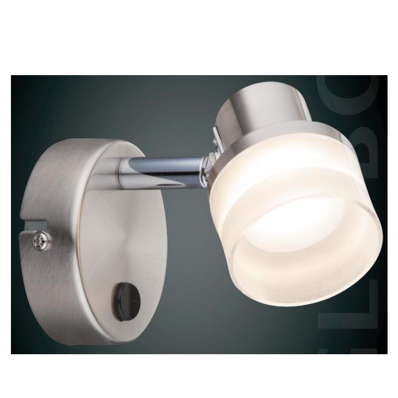 Висок волтажен светодиоден спот светлина-1, с цилиндров пластмасов нюанс