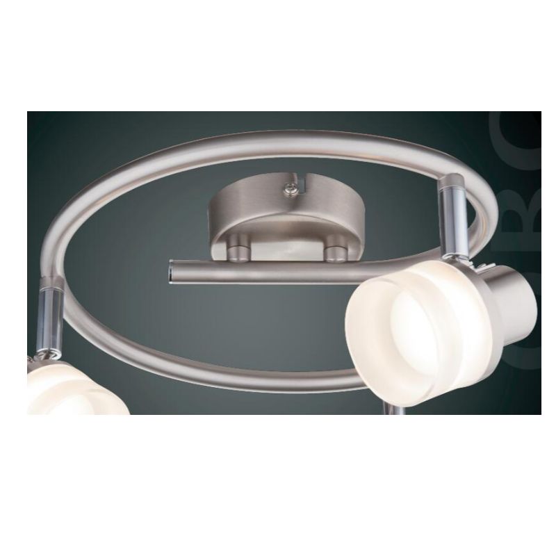 Високоволтова LED прожекторна светлина-3, с цилиндрова пластмасова сянка