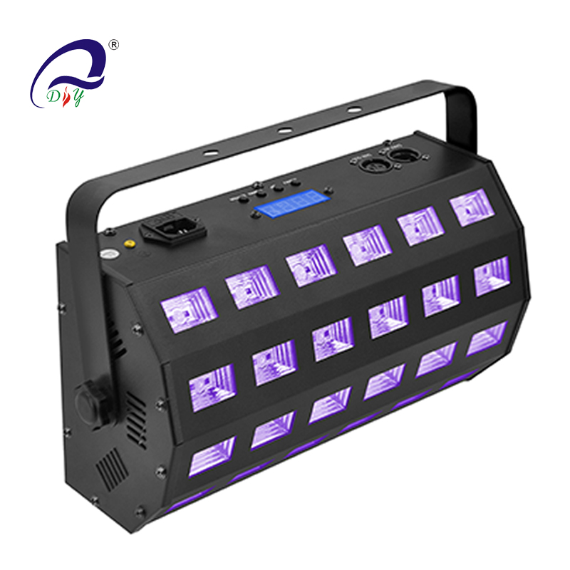 LED-UV24DMX LED UV Black Dark light for диско and Christmas
