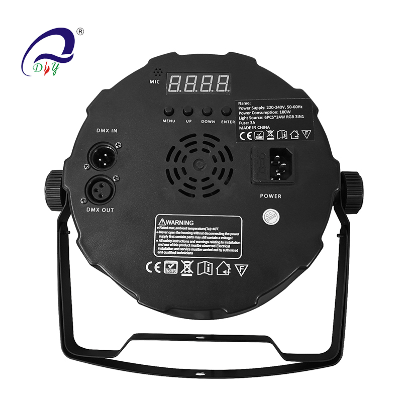 PL101 6PCS LED COB 200W Par Can Light за дискотека