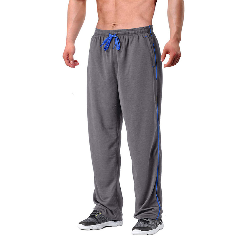 100% полиестерни мъжки ежедневни еластични талии, летни дишащи мрежести панталони, клубни маратонки