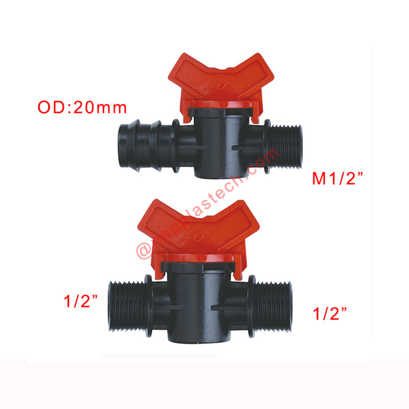 градинска слънчева автоматична напоителна клапа за капково маркуч селско стопанство напояване капкови лентови съединителни кл...