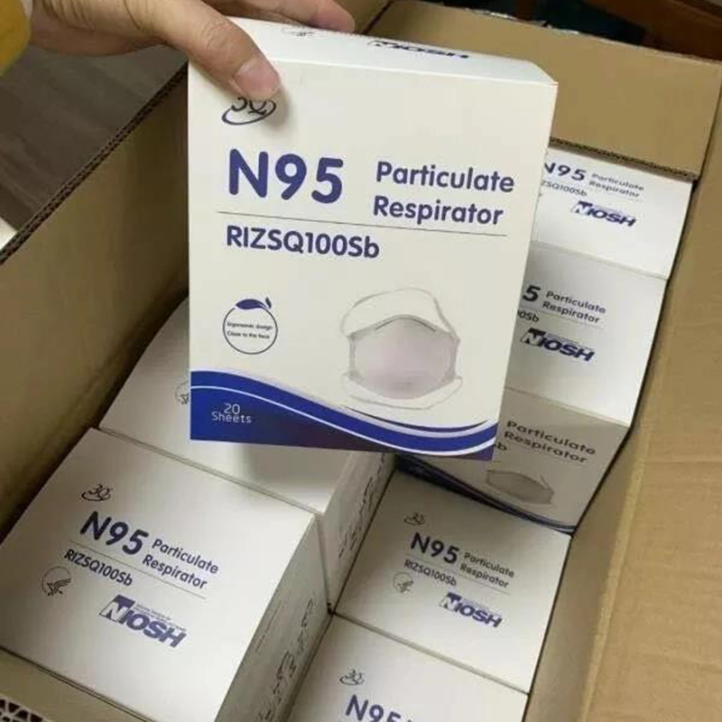 3Q маска за еднократна употреба N95 на склад Изработена в Китай