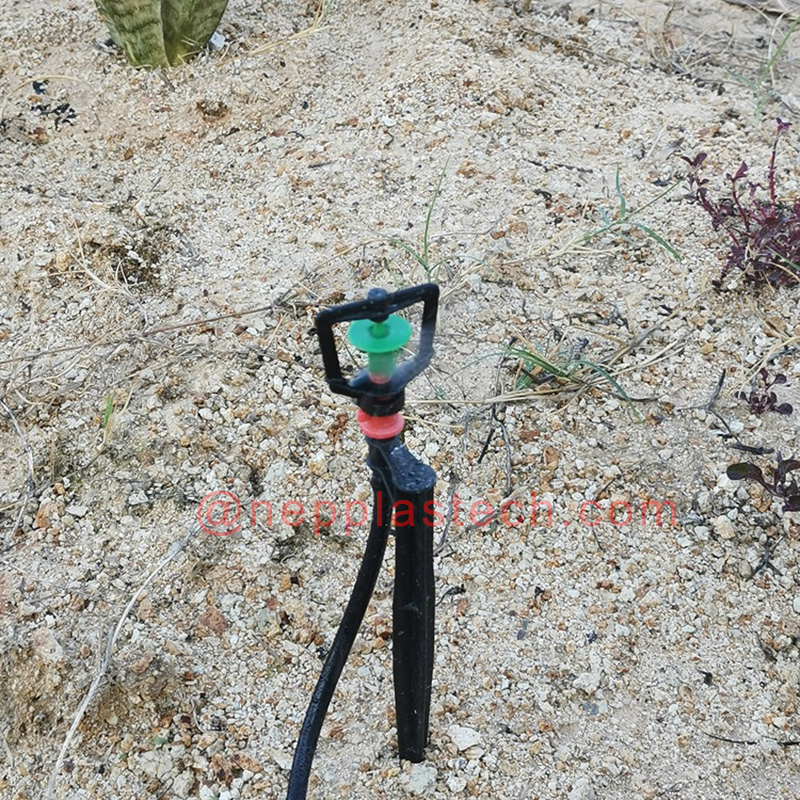 аксесоари за слънчева напоителна система от 15 мм до 60 мм черни струйни микро спринклерни колове