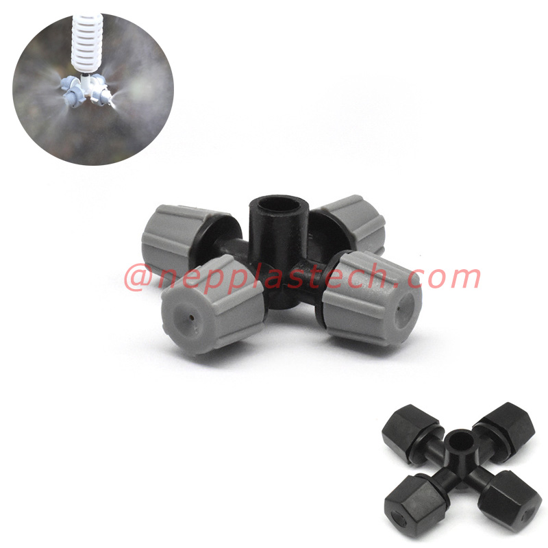 Кръстосано Атомизиращо парниково охлаждане и овлажняване на мъглата спестява вода напояване Микро спринклер