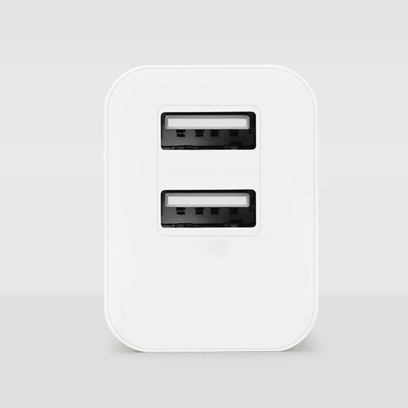 US Plug Adapter, 2.1A Dual USB Wall Charger Съвместимо с iPhone,Samsung,други Android Cell Phones
