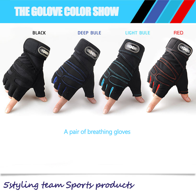 Повдигане на ръкавици за половин пръст мъжки спортни и фитнес уреди на открито колоездачни велосипедни ръкавици тактически бърз...
