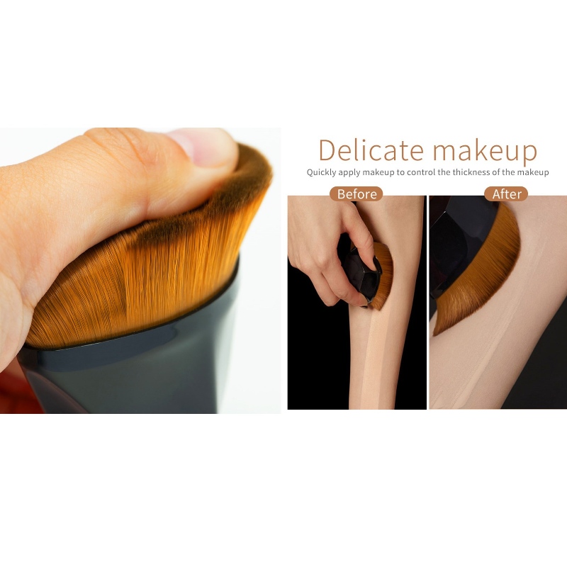Горещи продажби преносими козметични четки за грим Rhombus 55 Foundation Brush Magic четка за грим естествени фалшиви Плоска четка четка за специални инструменти