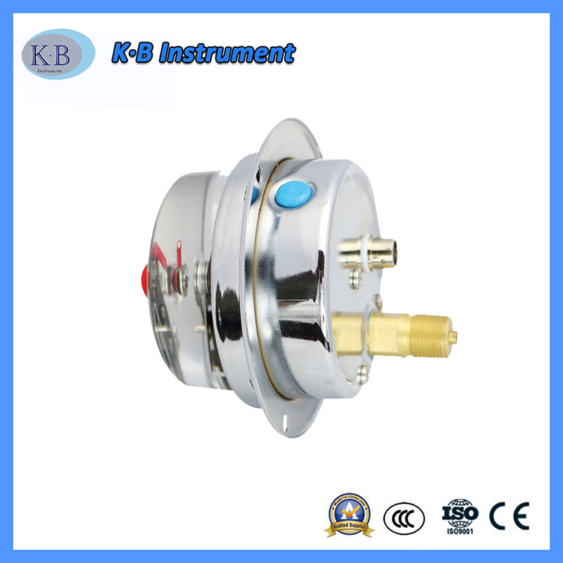 4 Inch 100mm High Hydraulic Electrical Contact Air Pressure Manometer