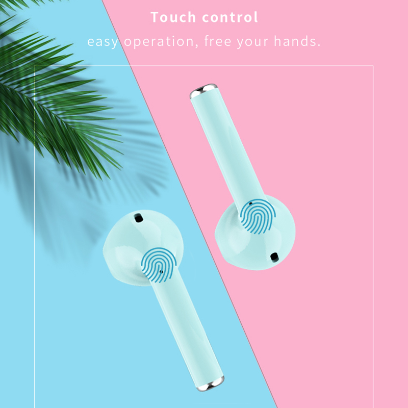 TWS Bluetooth слушалки i21 HD качество на звука с докосване