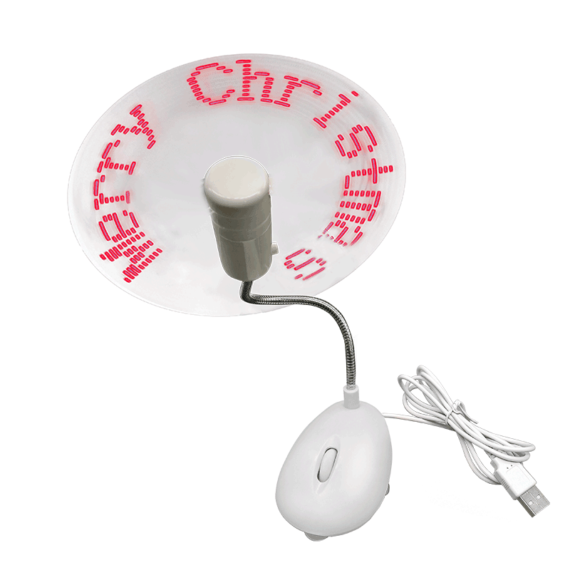 Настолен USB вентилатор с LED дисплей S03
