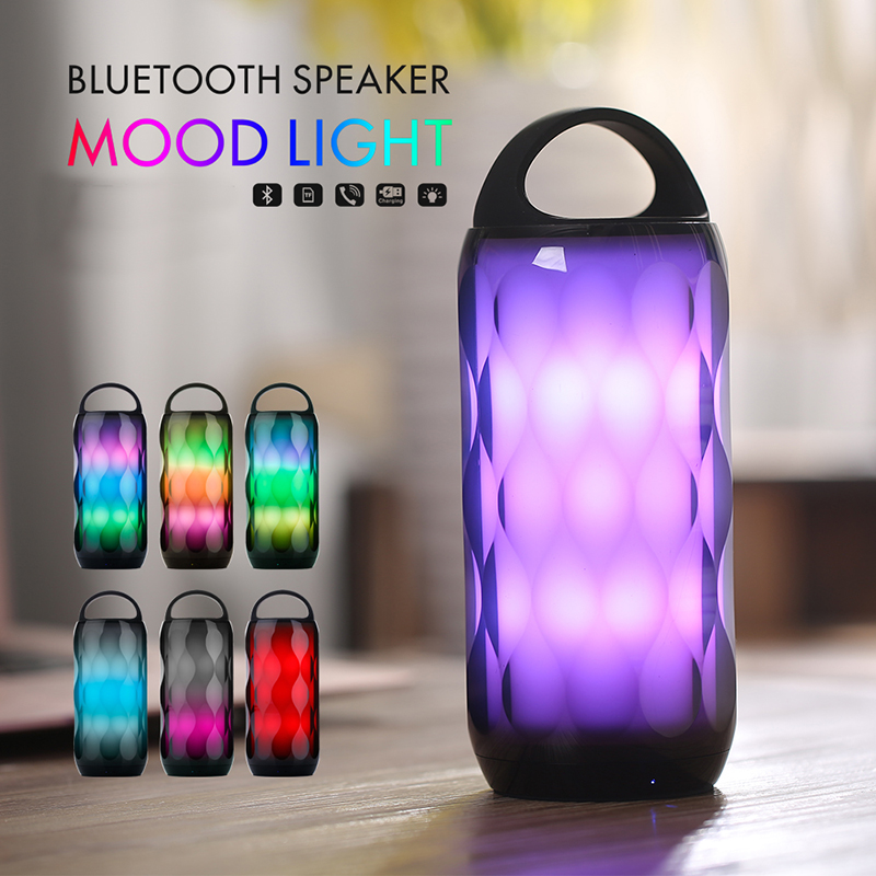 Безжични високоговорители Mood Light bluetooth малки високоговорители с мини високоговорител за TF карта