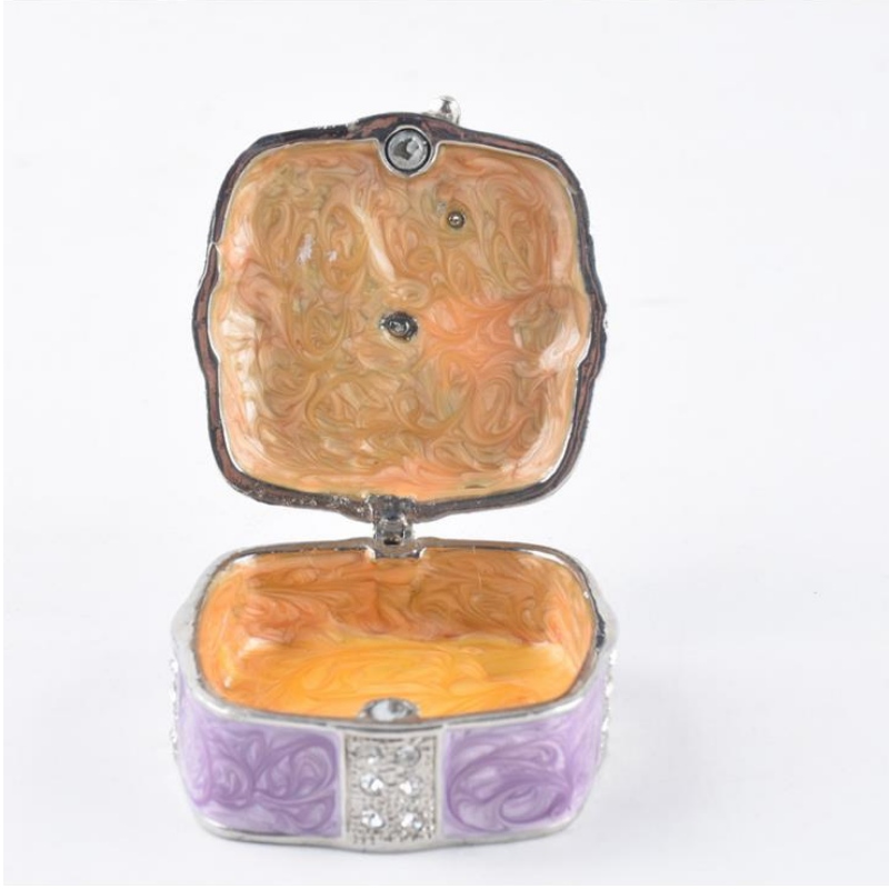 Фабрична разпродажба Metal Fashion Jewery Box European book bad suare box подарен бижутер кутия зестра