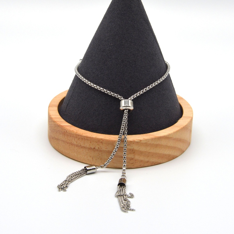 Гривната от камък от неръждаема стомана rbbg0091