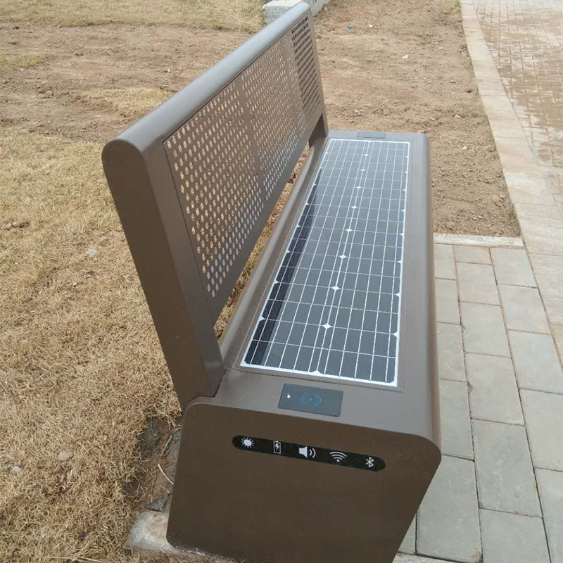Безжично зареждане фабрична цена Градски седалки Соларна градинска пейка Производител