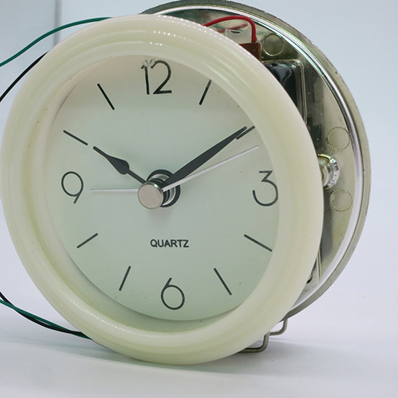 диаметър 76 мм оригинална бежова стъпка вложка за стенен часовник