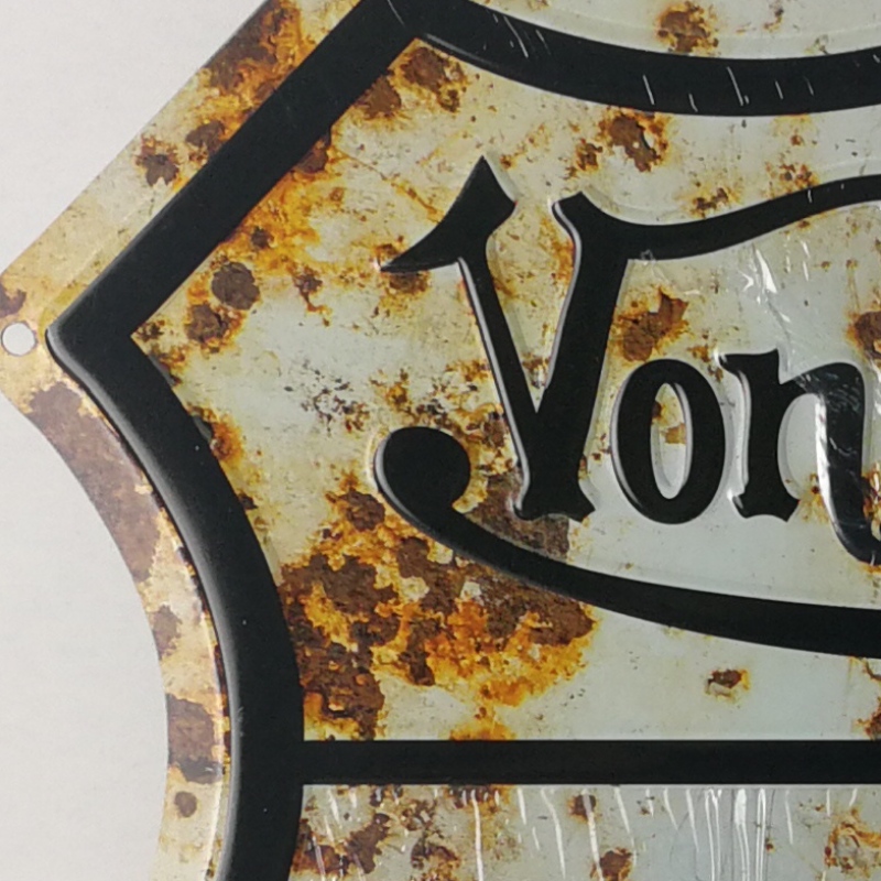 Винтидж релефни метални тапицерски табели за домашен декор или предупредителен знак Ретро калаени табели Винтидж декоративни т...