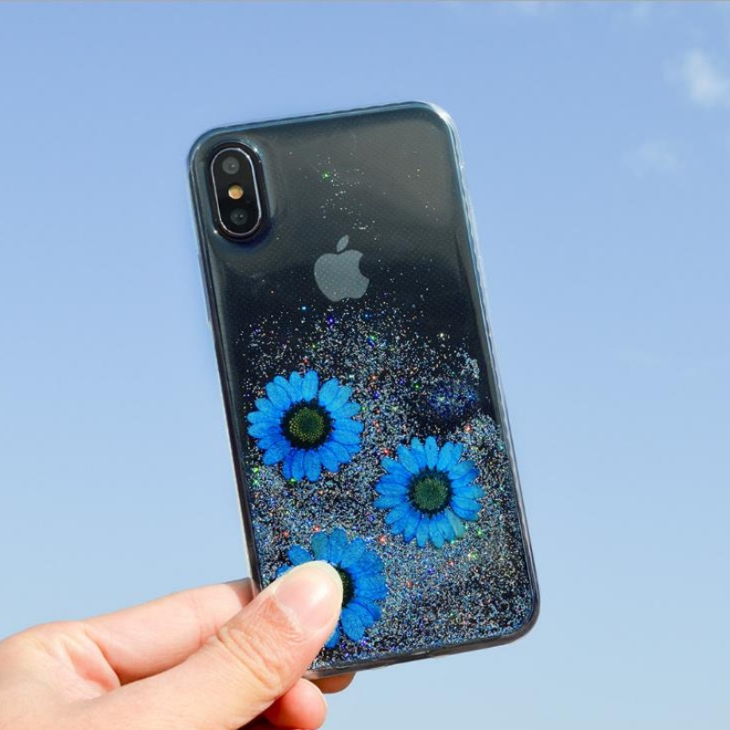 Производител Потребителска мода Apple iPhoneX специални истински сухи цветови емблеми малки свежи цветови калъфки