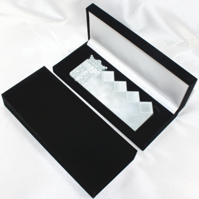 Елемент V-13 правоъгълна фланелатна кутия за 180*60 mm множество монети, значки, медали и др. хардуерпродукти.mmДобре.202*85*36, тегло около 16g