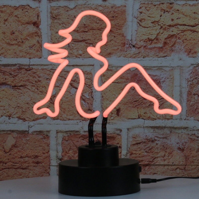 MUD FLAP Girl Neon Sexy Girl Neon Light Неонов Неонов знак декориране Neon