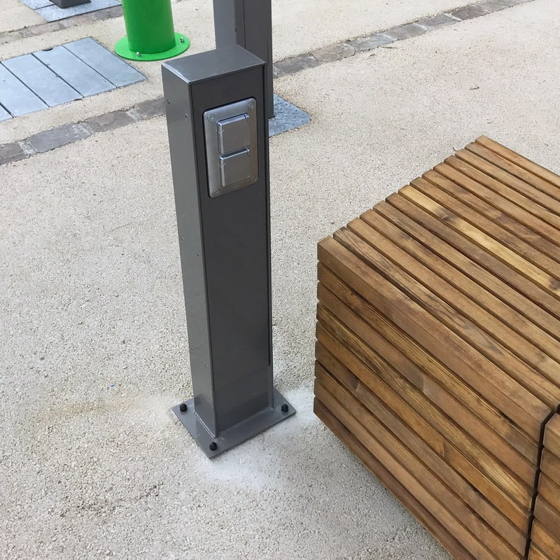 Интелигентна висококачествена евтина цена за слънчева USB зарядна станция