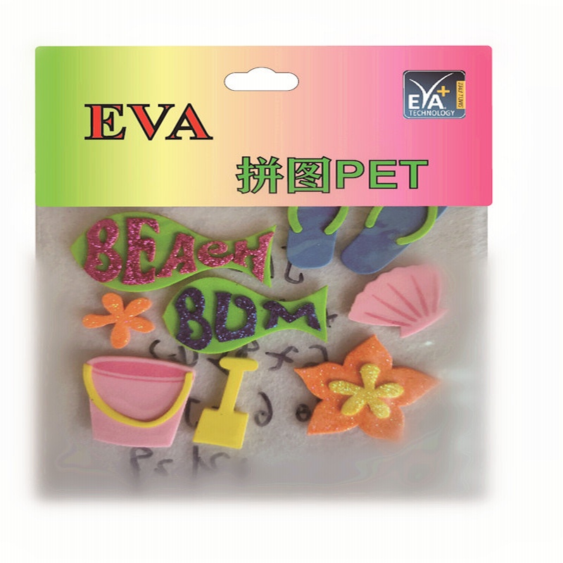 Фуражни стикери PET пяна Глитър PET пяна 3D PET