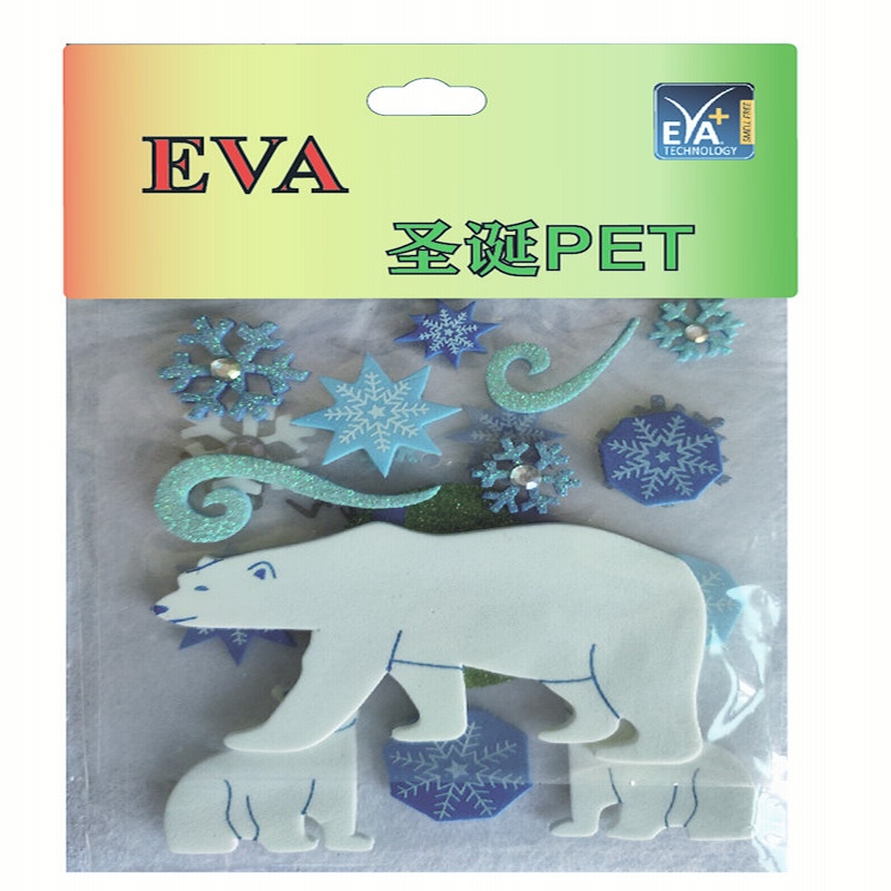 Фоам Xmas PET пяна Глитър PET фолиева форма PET