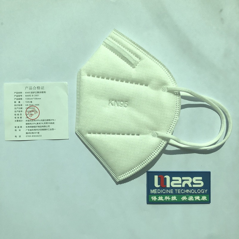 2020 Нетъкан KN95 Защитна немедицинска сгъваема половин 5-слойна маска за лице за самостоятелна употреба