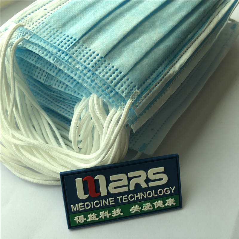 Фабрика за търговия на едро 3 пъти нетъкан медицински маска за еднократна употреба с ушен контур