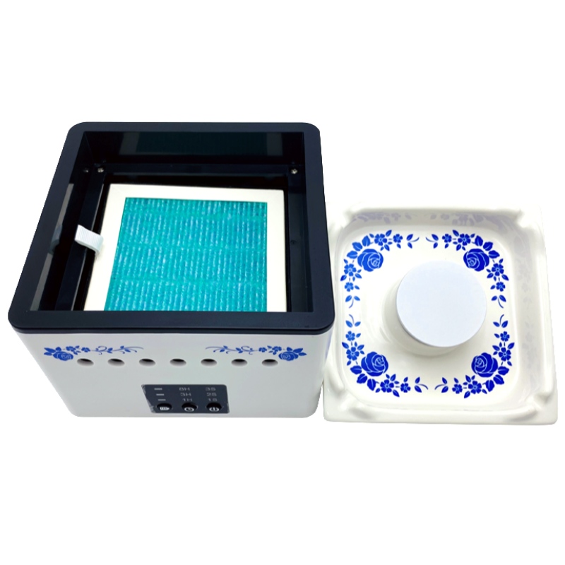 Моден електронен интелект и бездимен творчески пепелник за десктоп пречиствател на въздух T1