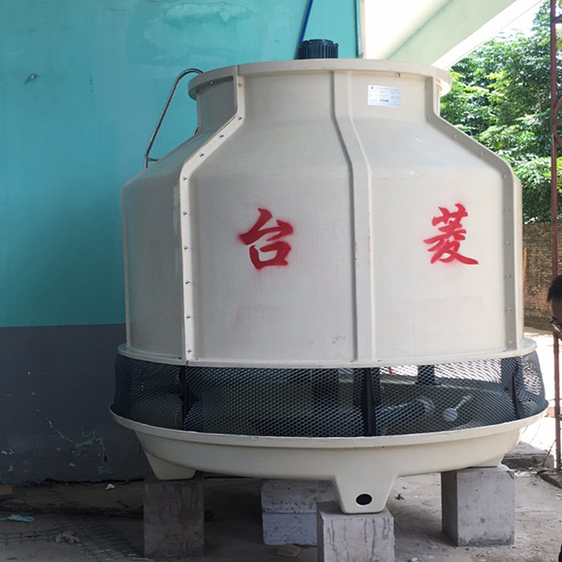 80 тона FRP отворена кръгла охладителна кула Extruder water tower