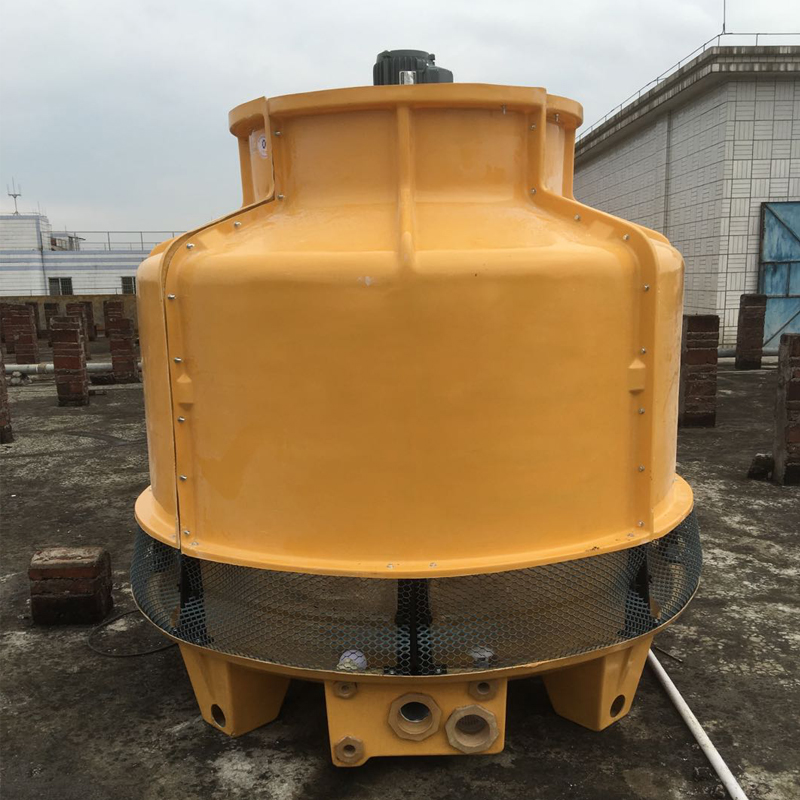80 тона FRP отворена кръгла охладителна кула Extruder water tower
