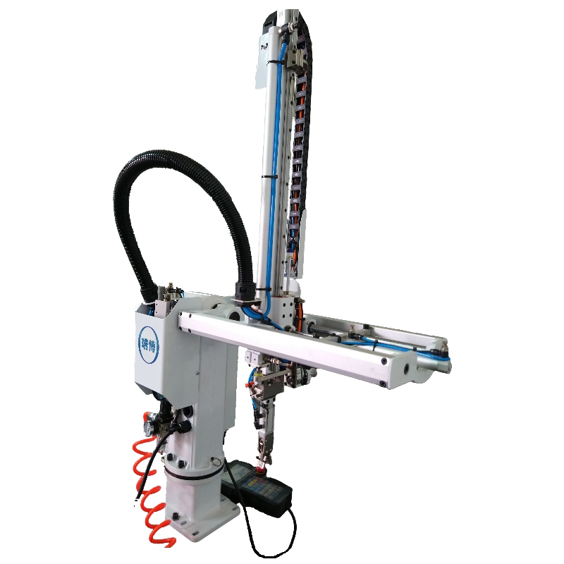 Фабричен индустриален манипулатор с радиално люлеещо рамо за инжектиране на робот