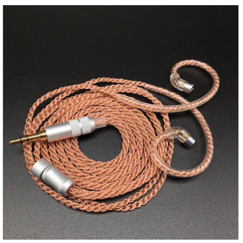 DIY слушалка ъпгрейд кабел IE80 / se846 фебрилитет 4N еднокристално медно покритие слушалка ъпгрейд кабел разширение