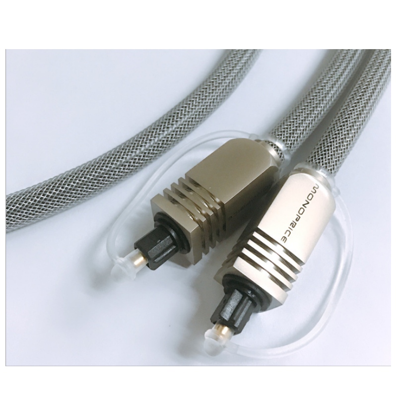 Потребителски висококачествен SPDIF оптичен кабел, аудио кабел от неръждаема стомана, сплетена кола, аудио цифров трансмисионен кабел