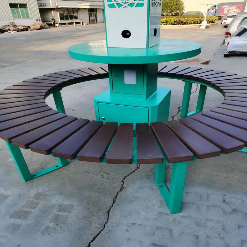 Голям размер Висококачествена спот светлина USB Charger Bench За продажба