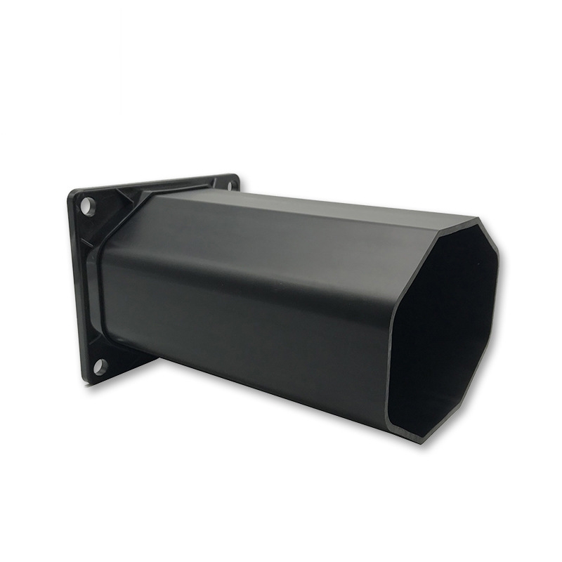 Потребителска пластмасова осмоъгълна тръба за аксесоари за плажно душ оборудване