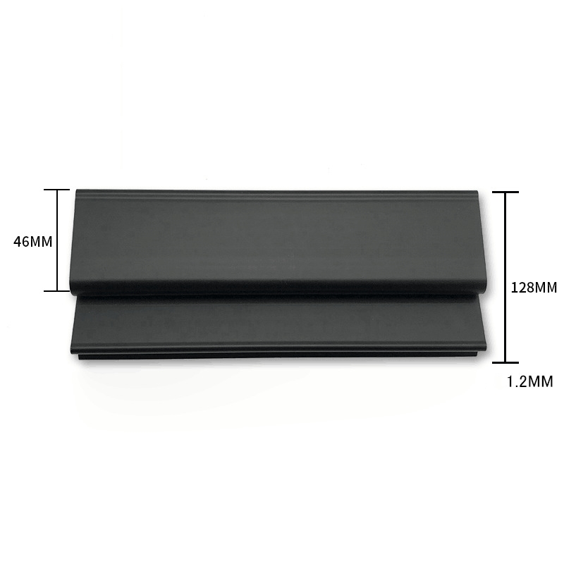 изработен по поръчка екструдиран пластмасов профил, декоративен ръб за противопожарна система на вратата