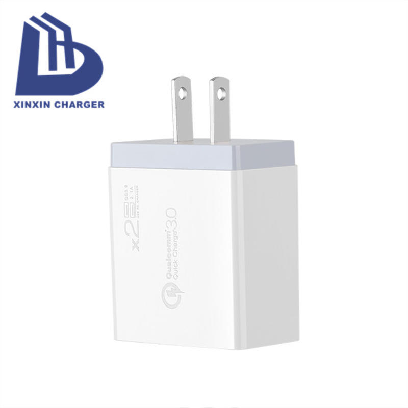 EU/US/UK PD 18W + 5V 2.4A 2 порт USB C Fast Charger универсално мулти пътнически зарядно устройство
