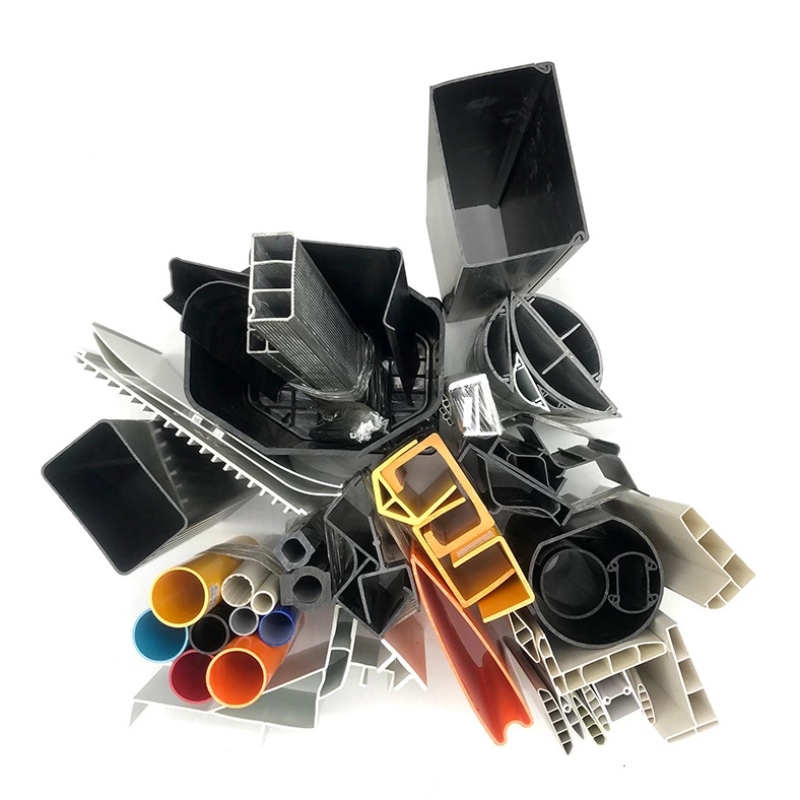 Стандартно поръчково производство на евтини екструдирани пластмасови профили pvc за строителни материали