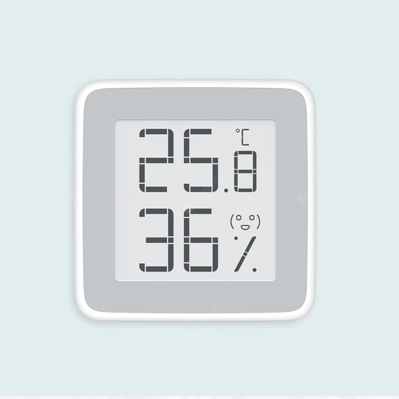 C201 Електронен термометър с екран с мастило Хигрометър 1бр от Xiaomi youpin - Бял